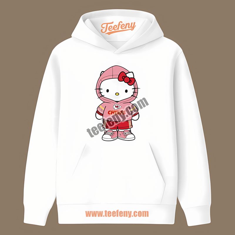 Kansas City Chiefs Hello Kitty Retro Hoodie Kansas City Chiefs Hello Kitty Retro Hoodie