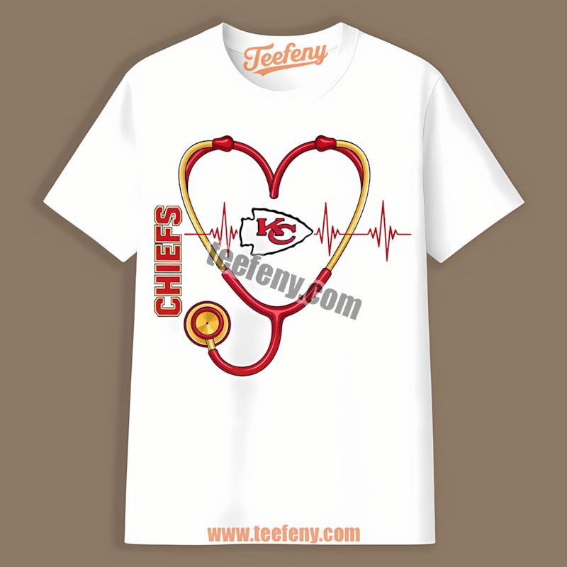 Kansas City Chiefs Nurse Heartbeat Color Shirt