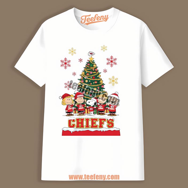 Kansas City Chiefs Peanuts Christmas Vintage Shirt