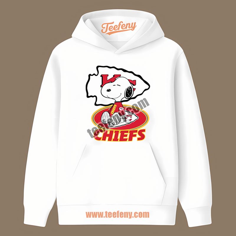 Kansas City Chiefs Snoopy Tattoo Logo On Arm Adults Hoodie Kansas City Chiefs Snoopy Tattoo Logo On Arm Adults Hoodie
