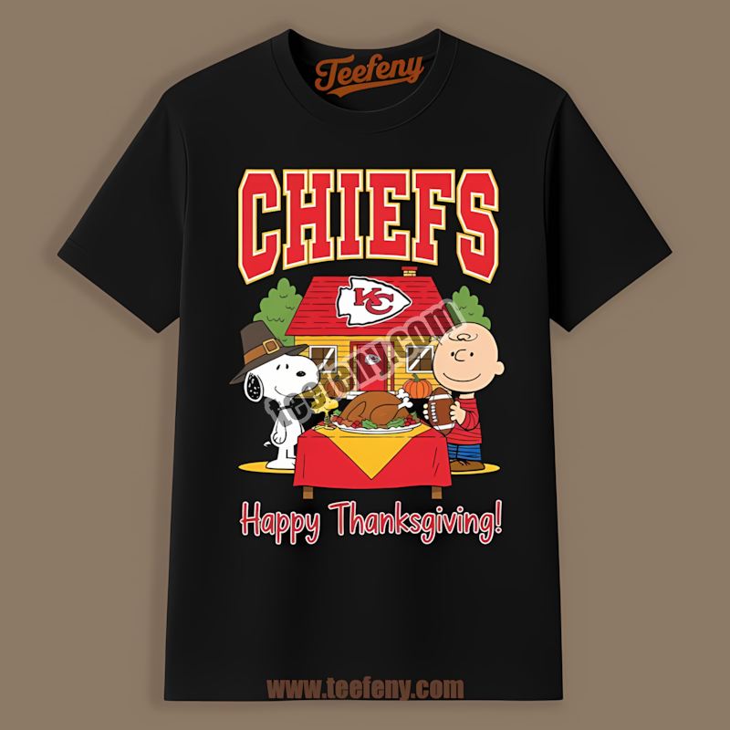 Kansas City Chiefs Snoopy Thanksgiving Vintage Shirt