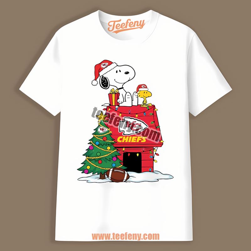 Kansas City Chiefs Snoopy Woodstock Christmas Cotton Shirt