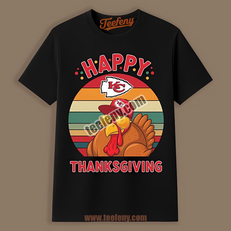 Kansas City Chiefs Thanksgiving Football Turkey Unisex Shirt