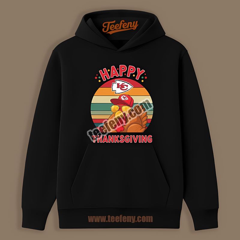 Kansas City Chiefs Thanksgiving Turkey Regular Hoodie Kansas City Chiefs Thanksgiving Turkey Regular Hoodie