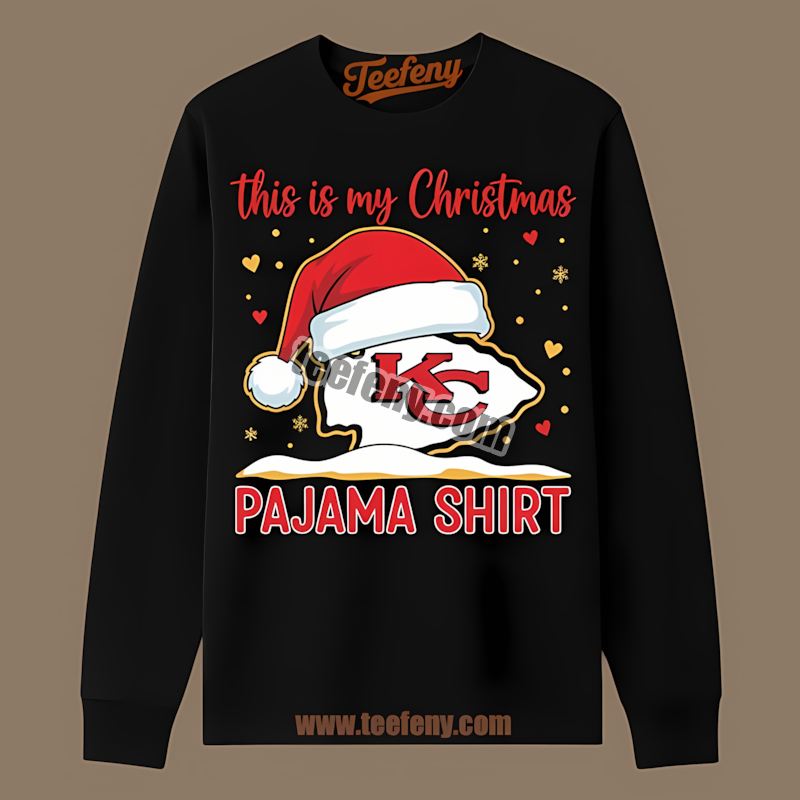 Kansas City Chiefs This Is My Christmas Pajama Classic Long Sleeve Kansas City Chiefs This Is My Christmas Pajama Classic Long Sleeve