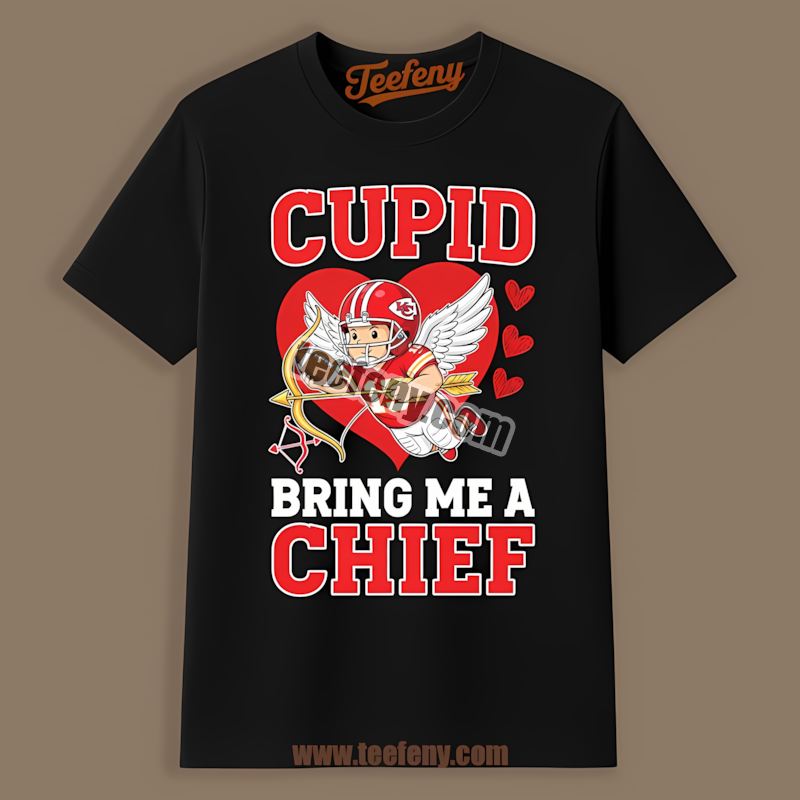 Kansas City Chiefs Valentines Cupid Bring Me A Cardinal Retro Shirt