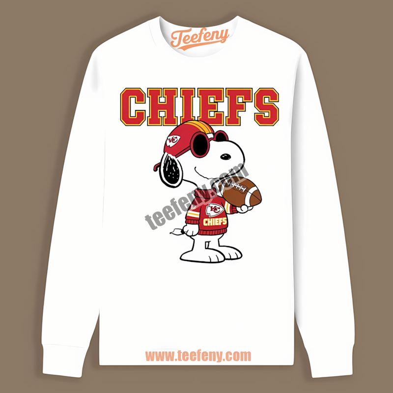 Kansas City Chiefs Vs Cool Snoopy Vintage Long Sleeve Kansas City Chiefs Vs Cool Snoopy Vintage Long Sleeve