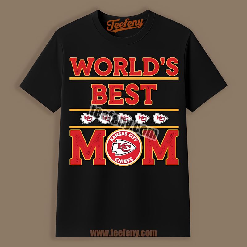 Kansas City Chiefs Worlds Best Mom Regular Shirt