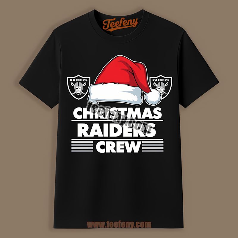 Las Vegas Raiders Christmas Raiders Crew Vintage Shirt