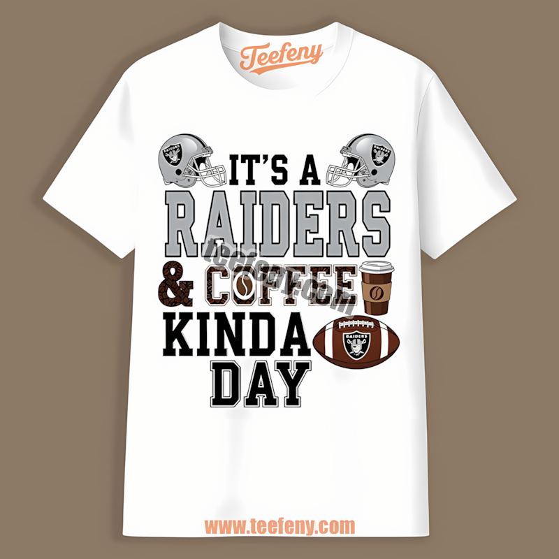 Las Vegas Raiders Coffee Kinda Day Retro Shirt
