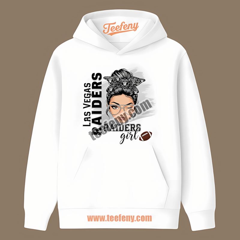 Las Vegas Raiders Girl Trendy Hoodie For Fan Las Vegas Raiders Girl Trendy Hoodie For Fan