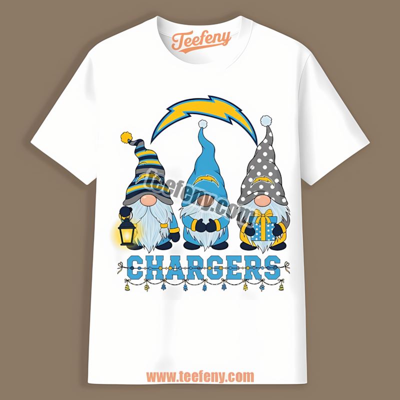 Los Angeles Chargers Christmas Gnomes Holiday Classic Shirt