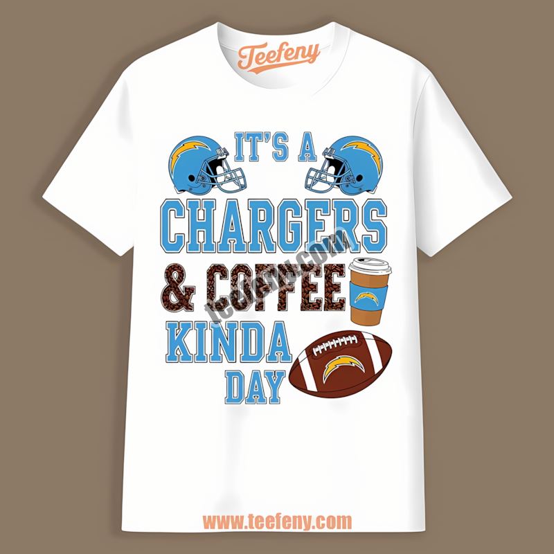 Los Angeles Chargers Coffee Kind Of Day Relaxed Classic Shirt