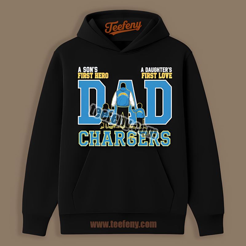 Los Angeles Chargers Dad Fathers Day Hero Family Classic Hoodie Los Angeles Chargers Dad Fathers Day Hero Family Classic Hoodie
