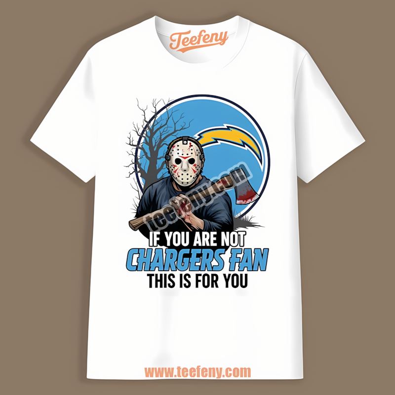 Los Angeles Chargers Halloween Jason Voorhees Graphic Unisex Shirt