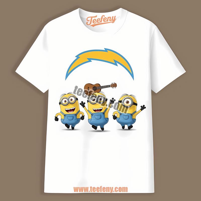 Los Angeles Chargers Minions Family Fan Unisex Shirt