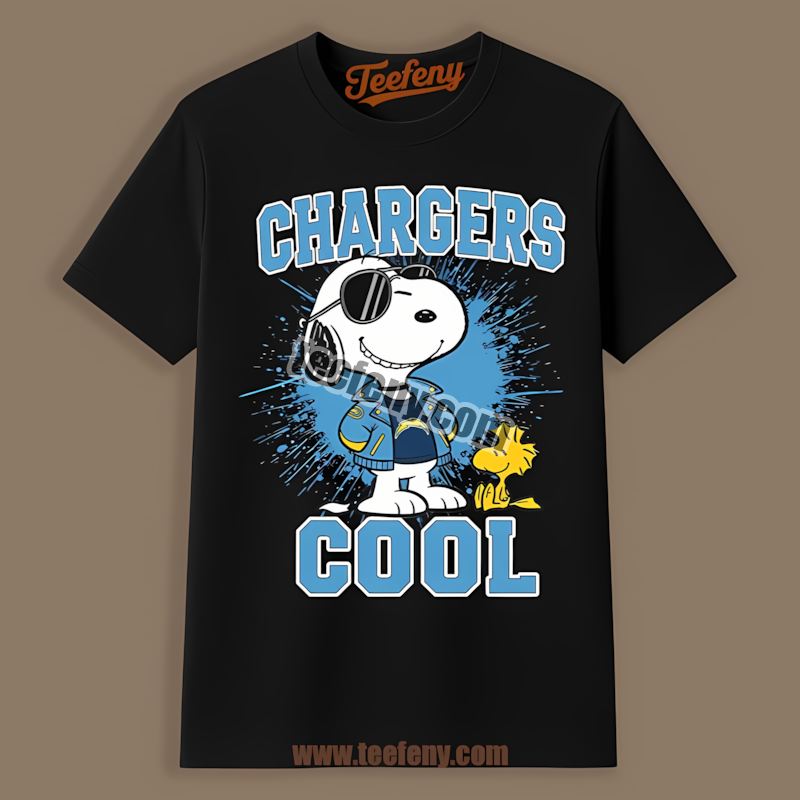 Los Angeles Chargers Snoopy Cool Character Vintage Shirt
