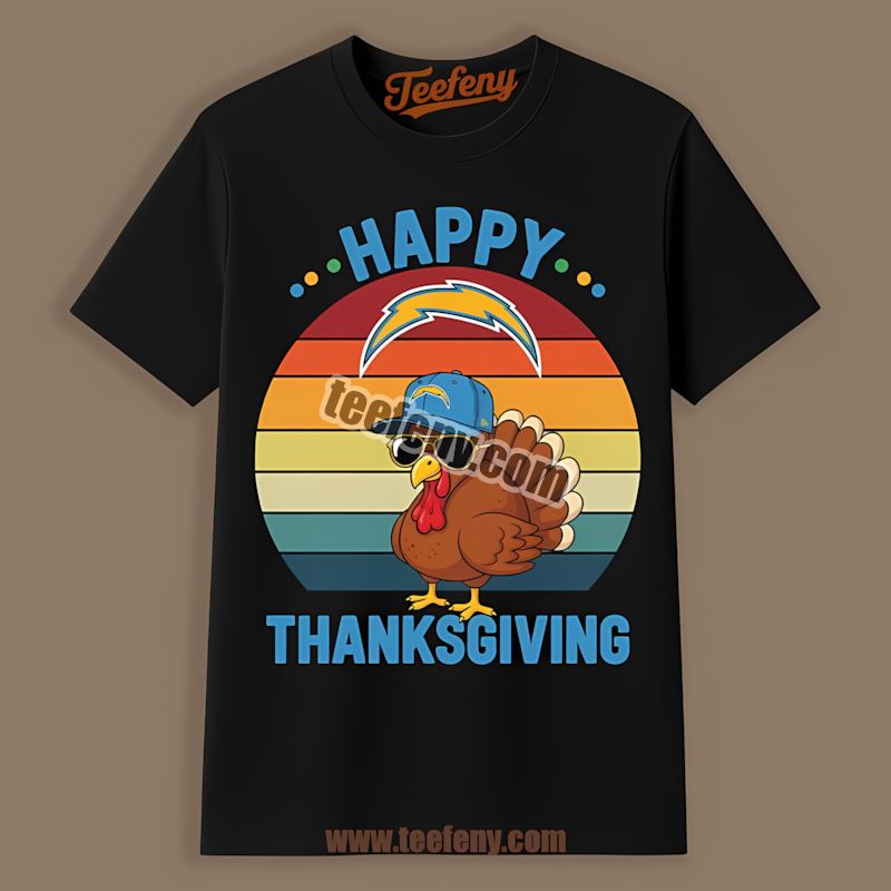 Los Angeles Chargers Thanksgiving Turkey Classic Shirt