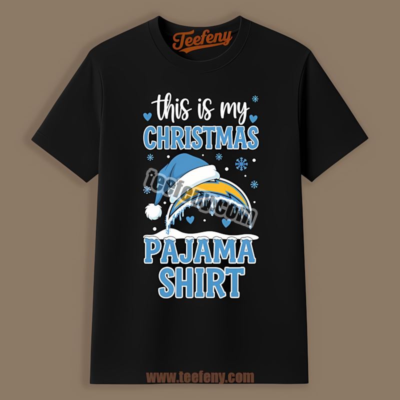 Los Angeles Chargers This Is My Christmas Pajama Trendy Shirt