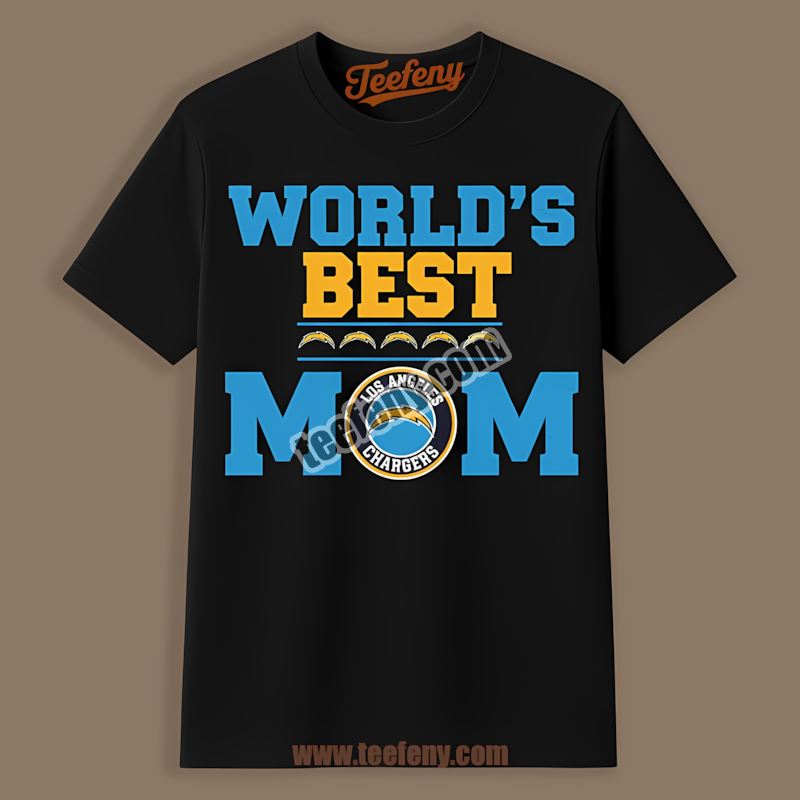 Los Angeles Chargers Worlds Best Mom Regular Shirt