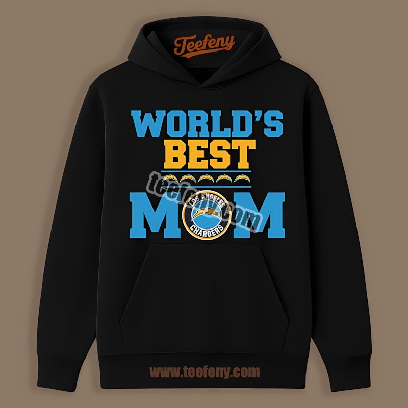 Los Angeles Chargers Worlds Best Mom Regular Hoodie Los Angeles Chargers Worlds Best Mom Regular Hoodie