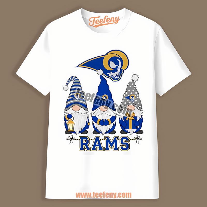 Los Angeles Rams Christmas Gnomes Unisex Fan Shirt