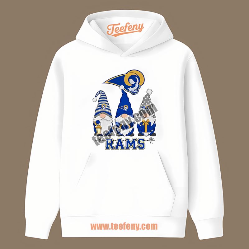 Los Angeles Rams Christmas Gnomes Unisex Fan Hoodie Los Angeles Rams Christmas Gnomes Unisex Fan Hoodie
