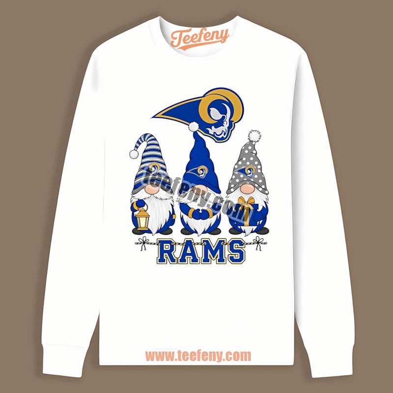 Los Angeles Rams Christmas Gnomes Unisex Fan Long Sleeve Los Angeles Rams Christmas Gnomes Unisex Fan Long Sleeve