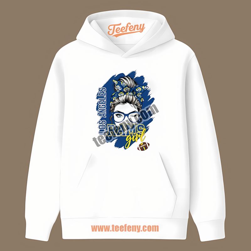 Los Angeles Rams Classic Girl Fan Supporter Hoodie Los Angeles Rams Classic Girl Fan Supporter Hoodie