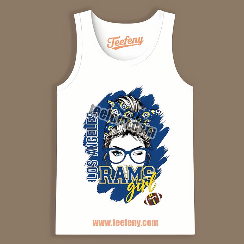 Los Angeles Rams Classic Girl Fan Supporter Tanktop Los Angeles Rams Classic Girl Fan Supporter Tanktop