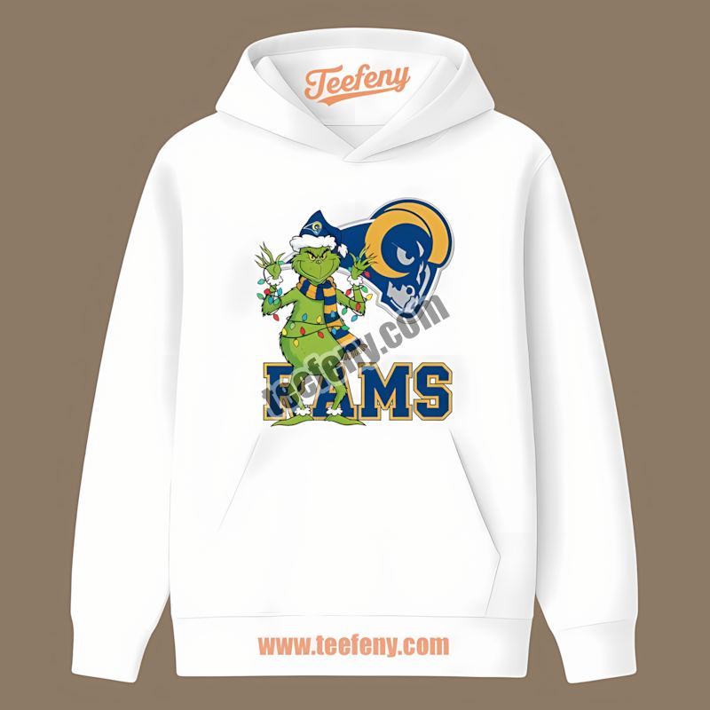 Los Angeles Rams Grinch Christmas Classic Fan Hoodie Los Angeles Rams Grinch Christmas Classic Fan Hoodie