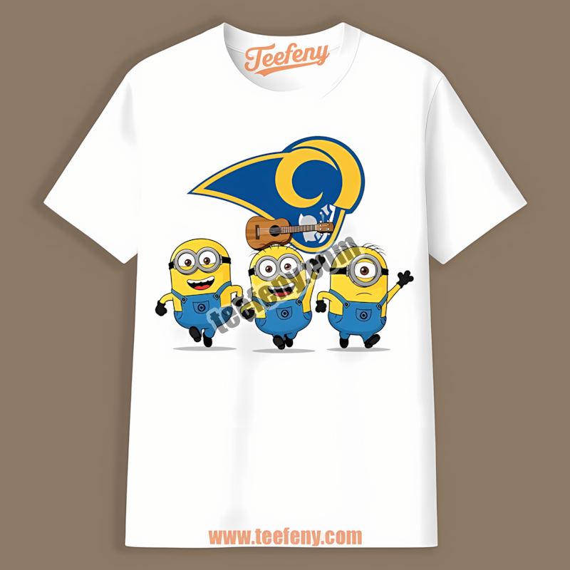 Los Angeles Rams Minions Adults Shirt