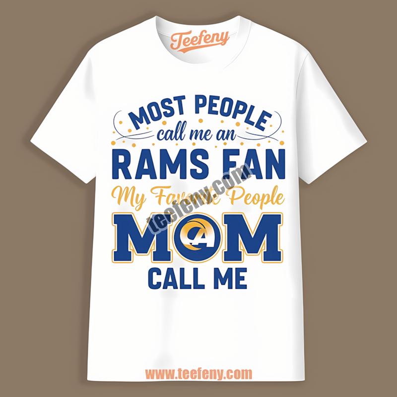 Los Angeles Rams Mom Favorite People Retro Fan Shirt