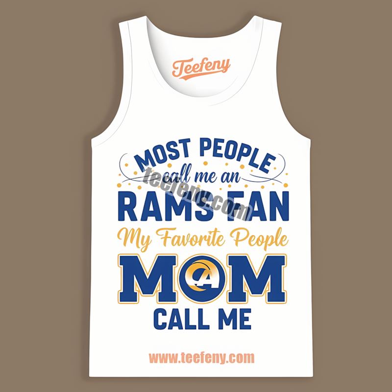 Los Angeles Rams Mom Favorite People Retro Fan Tanktop Los Angeles Rams Mom Favorite People Retro Fan Tanktop
