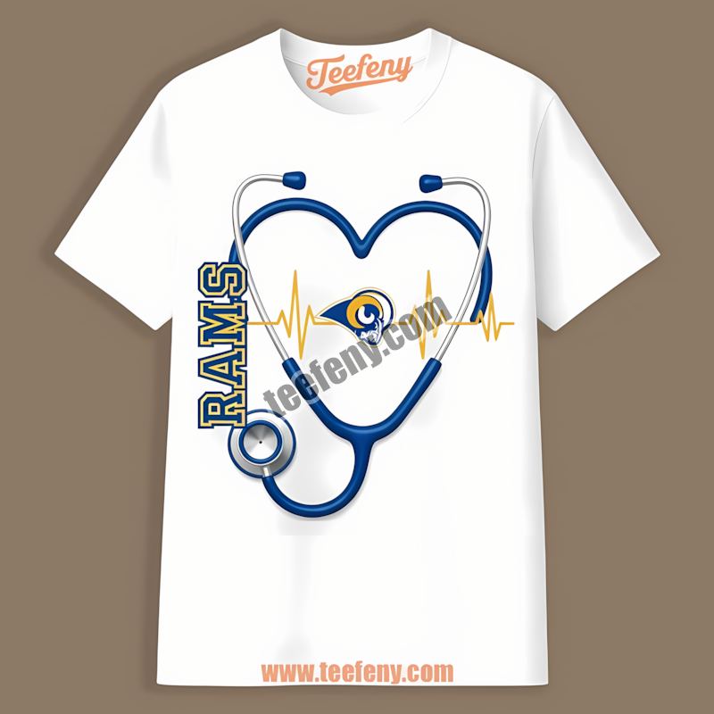 Los Angeles Rams Nurse Heartbeat Classic Fan Shirt