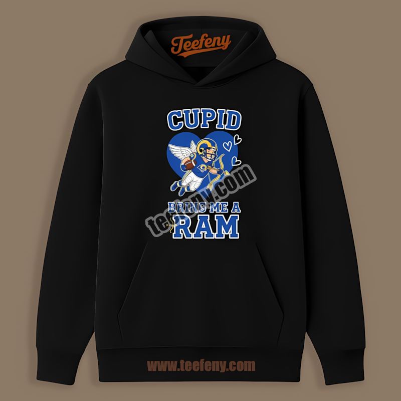 Los Angeles Rams Valentines Cupid Bring Me A Cardinal Unisex Hoodie Los Angeles Rams Valentines Cupid Bring Me A Cardinal Unisex Hoodie