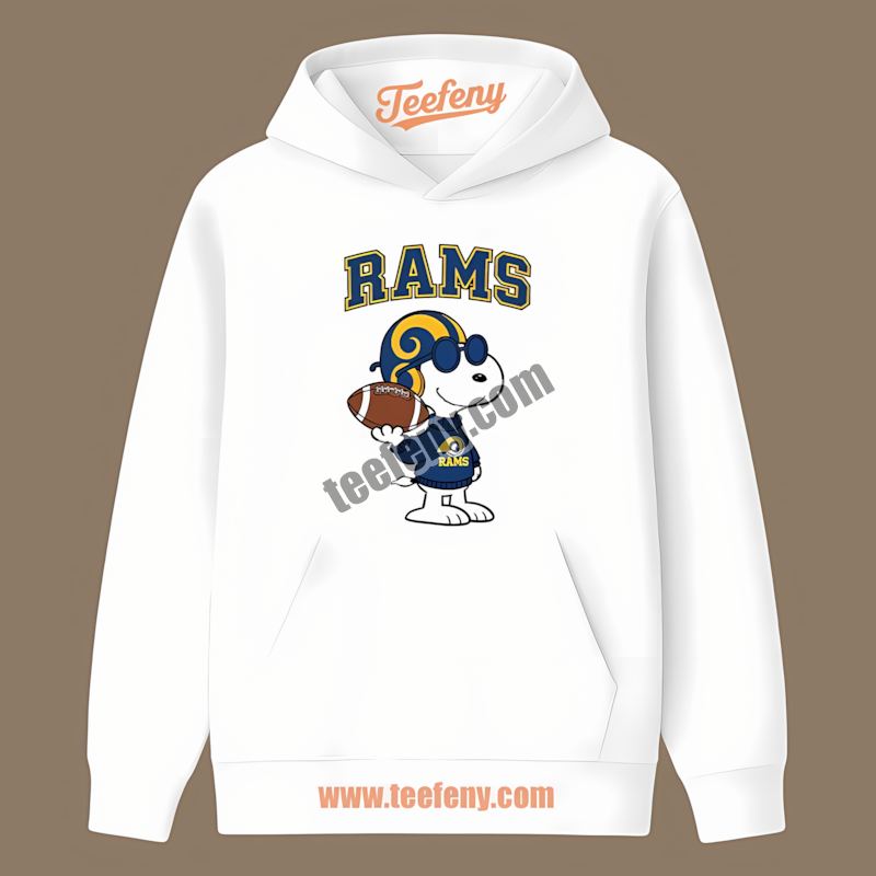Los Angeles Rams Vs Cool Snoopy Graphic Hoodie Los Angeles Rams Vs Cool Snoopy Graphic Hoodie