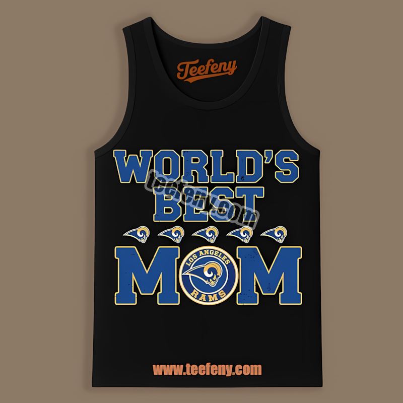 Los Angeles Rams Worlds Best Mom Regular Tanktop Los Angeles Rams Worlds Best Mom Regular Tanktop