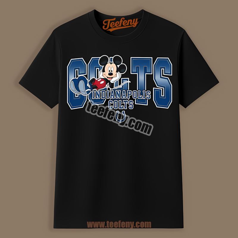Mickey Mouse Relaxed Indianapolis Colts Graphic Shirt
