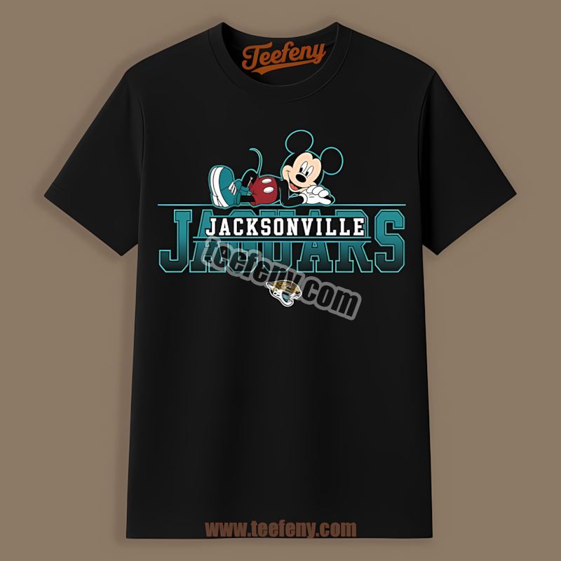 Mickey Heart Jacksonville Jaguars Vintage Shirt
