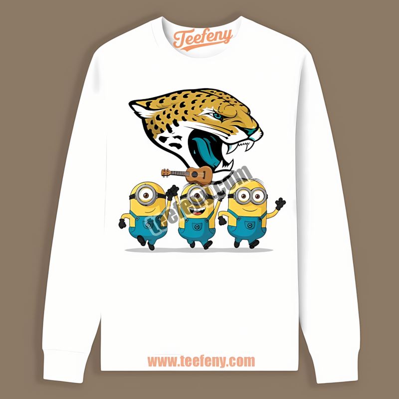 Minions Jacksonville Jaguars Regular Long Sleeve Minions Jacksonville Jaguars Regular Long Sleeve