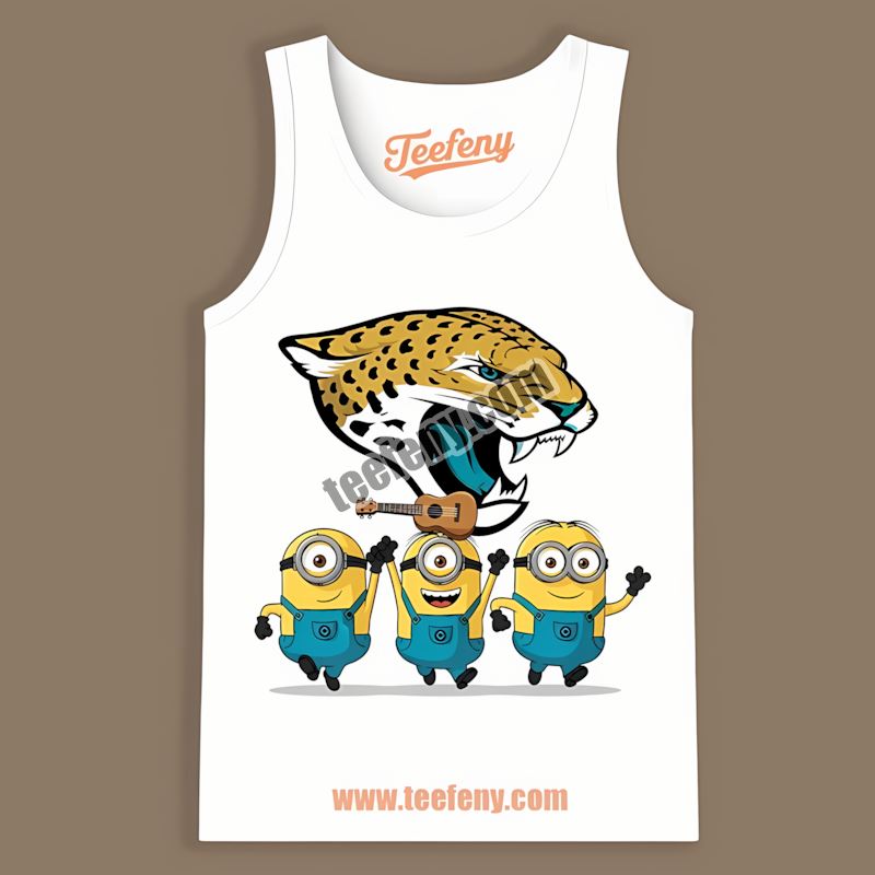 Minions Jacksonville Jaguars Regular Tanktop Minions Jacksonville Jaguars Regular Tanktop