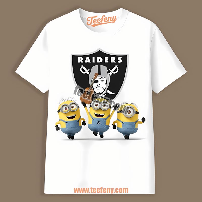 Minions Las Vegas Raiders Cotton Shirt