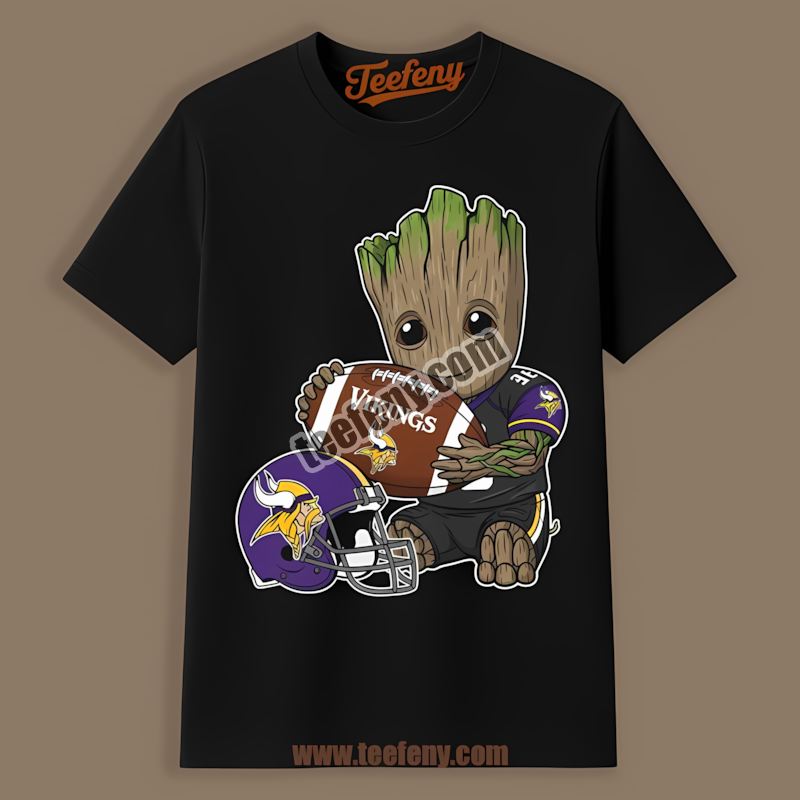 Minnesota Vikings Groot Football Superhero Unisex Shirt