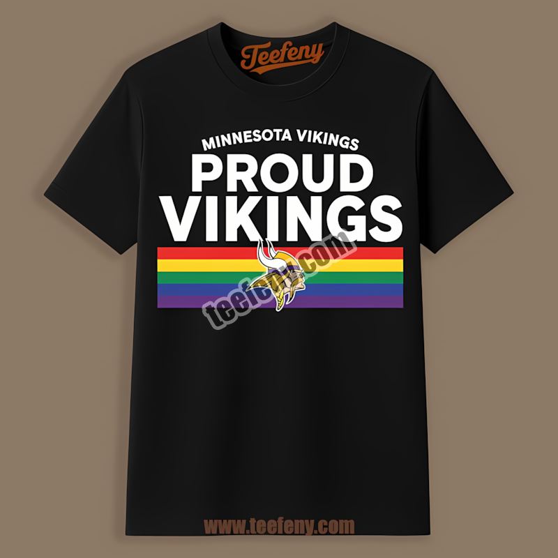 Minnesota Vikings Lgbt Pride Supporters Unisex Shirt