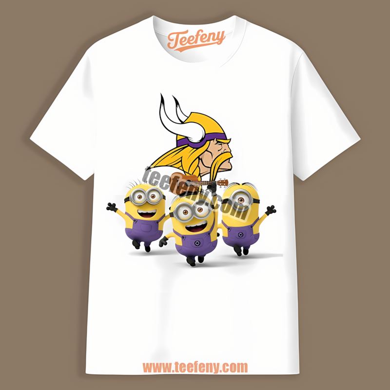 Minnesota Vikings Minions Cartoon Unisex Shirt