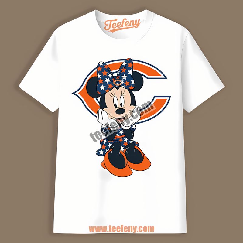 Minnie Mouse Chicago Bears Star Vintage Shirt For Fans