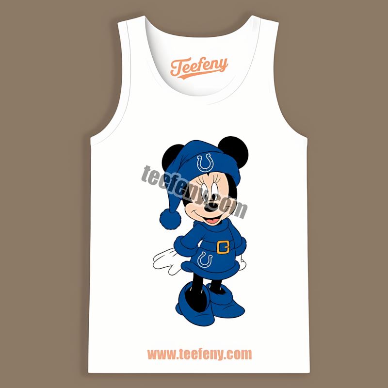 Minnie Mouse Christmas Indianapolis Colts Classic Tanktop Minnie Mouse Christmas Indianapolis Colts Classic Tanktop