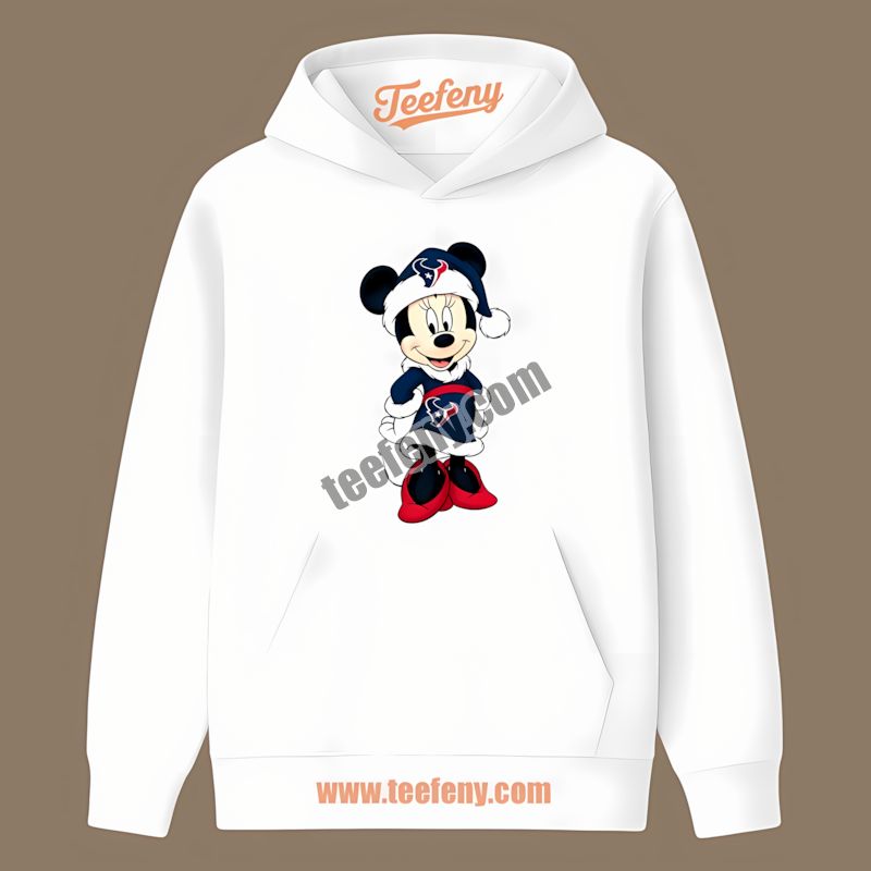 Minnie Mouse Houston Texans Christmas Adults Hoodie Minnie Mouse Houston Texans Christmas Adults Hoodie