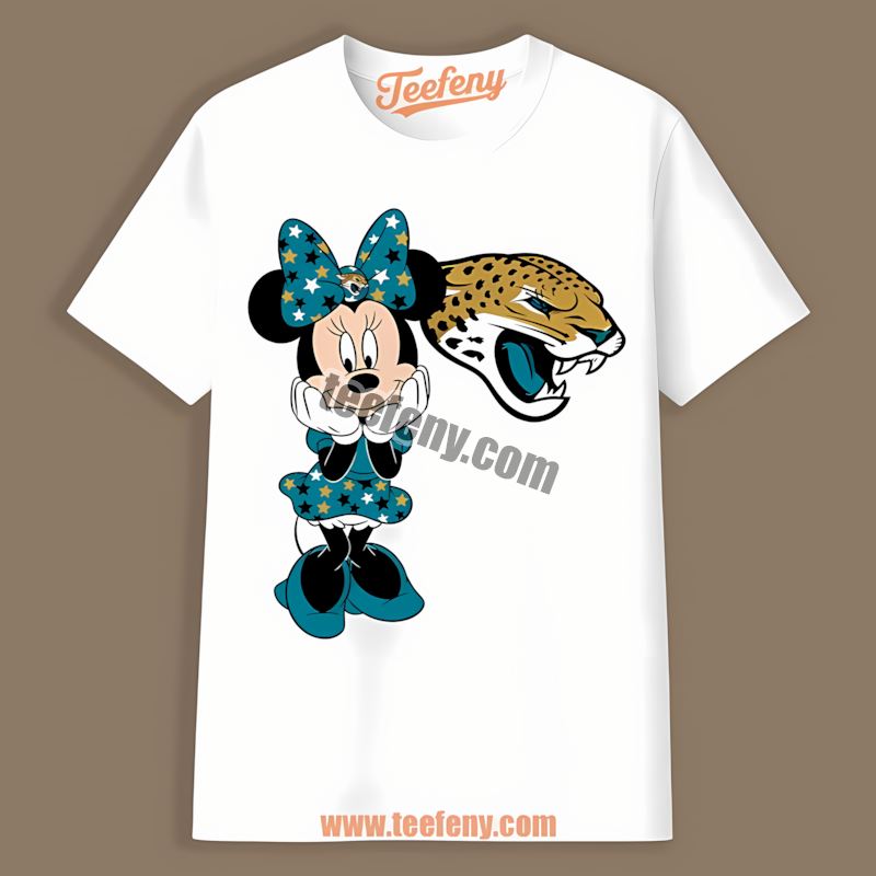 Minnie Mouse Jacksonville Jaguars Star Color Shirt